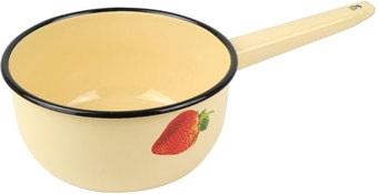 Кастрюля с длинной ручкой Лысьвенские эмали Сочная клубника С-2008/4Км