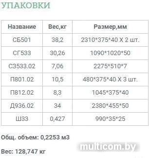 Шкаф-пенал Уют Сервис Гарун-К 533.02 (молочный дуб)