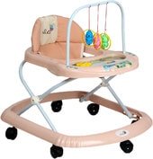 Ходунки Alis Карусельки силиконовые колеса (бежевый)