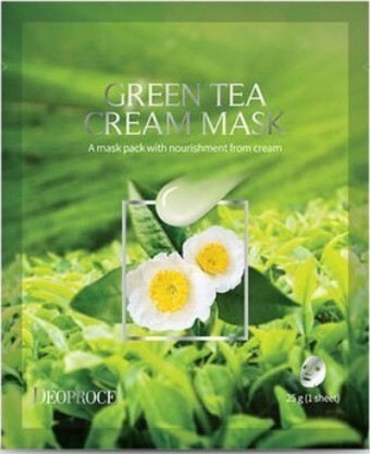 Deoproce Маска для лица тканевая Green Tea Mask 25 г