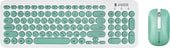 Мышь + клавиатура Jet.A SmartLine KM30 W (белый/бирюзовый)