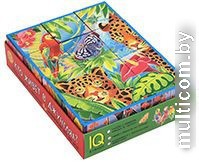 Кубики Айрис-Пресс Умные кубики в поддоне. Кто живет в джунглях? 9785811270866