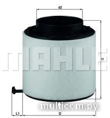 Воздушный фильтр Mahle Knecht LX2092D