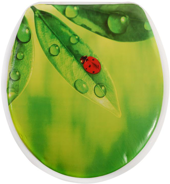 Сиденье для унитаза АкваЛиния SK-06031 (божья коровка)