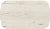 Столешница Millwood Закругленная 105x60x1.8 (дуб белый Craft)