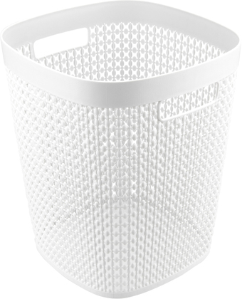 Корзина для бумаг Idea Пирула 10 л (белый)