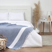 Плед Этель East 10398566 (100x180, синий)