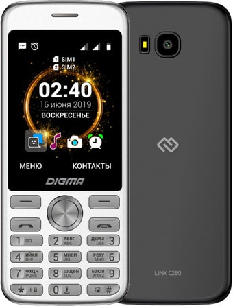 Мобильный телефон Digma Linx C280 (черный)