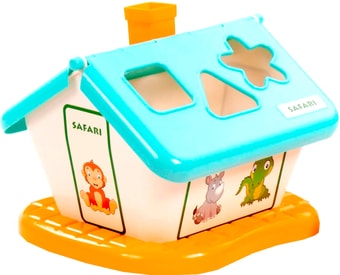 Сортер Полесье Садовый домик сафари 90317 (бирюзовый)