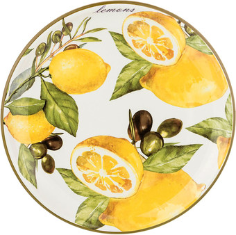 Тарелка обеденная Agness Лемон три 358-1554