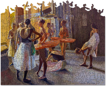 Пазл Davici За сценой