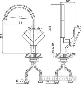 Смеситель D&K DA1432401
