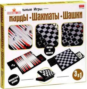 Шахматы/шашки/нарды Zhorya ZYC-0468