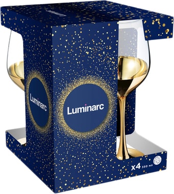 Набор бокалов для вина Luminarc Celeste Electric Gold P9155