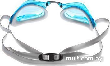 Очки для плавания Mad Wave Turbo Racer II Rainbow (бирюзовый)