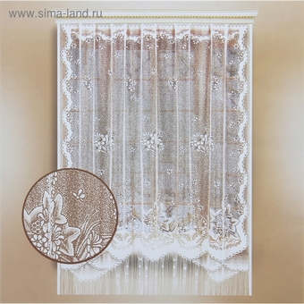 Тюль Лента 1037972 1.7x2 м (белый)