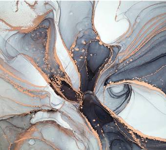 Фотообои Vimala Флюиды серые 270x300