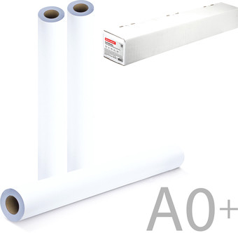 Инженерная бумага BRAUBERG 914 мм x 45 м 90 г/м2 110450