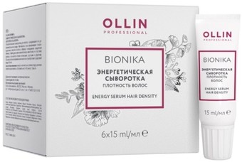 Сыворотка Ollin Professional BioNika Плотность волос энергетическая 6x15 мл