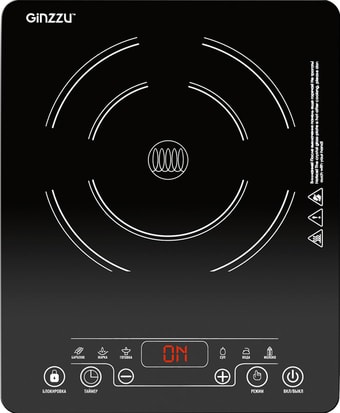 Настольная плита Ginzzu HCI-162
