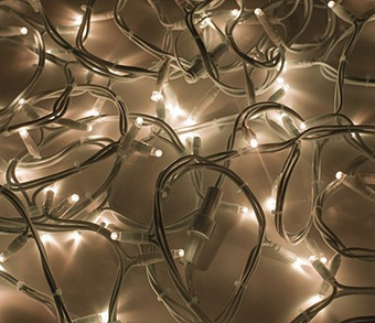 Новогодняя гирлянда ULED ULED-SL-100-24V-(W-F-WW/WW)