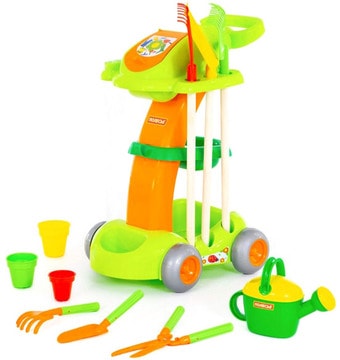 Тележка с инструментами игрушечная Полесье Садовый 54548