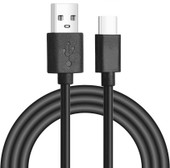 Кабель Total TIUCC01 USB-A - Type-C (1 м, черный)