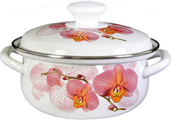 Кастрюля КМЗ Анжелина-1 61904-082/6 (белый)