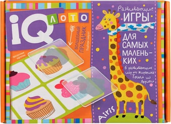 Развивающая игра Айрис-Пресс IQ Лото. Волшебный праздник. Подбери силуэт 27219