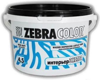 Краска Zebracolor Интерьер Экстра 30кг (белый)