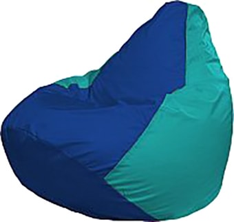 Кресло-мешок Flagman Груша Мега Super Г5.1-124 (синий/бирюзовый)