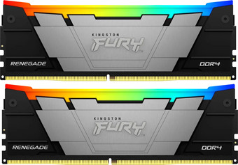 Оперативная память Kingston FURY Renegade RGB 2x32ГБ DDR4 3600 МГц KF436C18RB2AK2/64