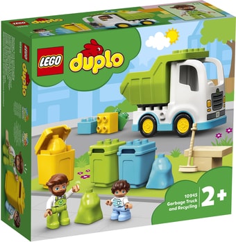 Конструктор LEGO Duplo 10945 Мусоровоз и контейнеры для раздельного сбора мусор