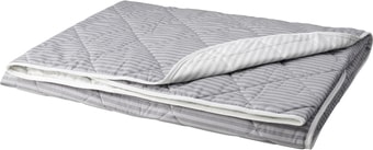 Покрывало Ikea Аксвероника 180x220 903.621.10 (полоска, серый)