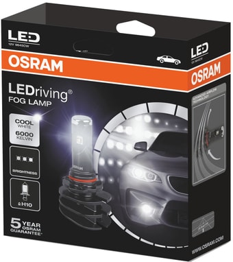 Светодиодная лампа Osram LEDriving FOG H10 9645CW 2шт