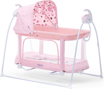 Люлька Simplicity 4030 Auto (розовый)