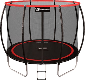 Батут V2 Trampoline Redline 10FT 312 см (с внешней сеткой и лестницей)