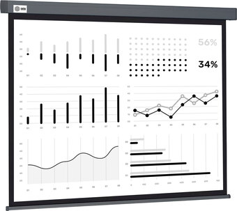 Проекционный экран CACTUS Wallscreen 180x180 CS-PSW-180X180-SG