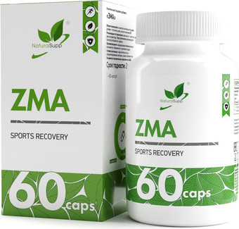 Витамины, минералы NaturalSupp ЗМА (ZMA), 60 капсул