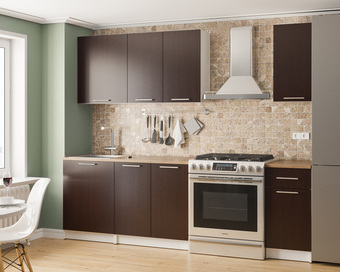 Готовая кухня Мебель-АРС Лион 1.8 м (венге цаво)