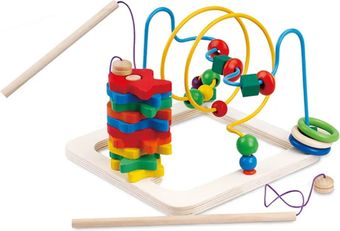 Развивающая игрушка Mapacha Лабиринт большой 2 в 1. Рыбалка и лабиринт 76823