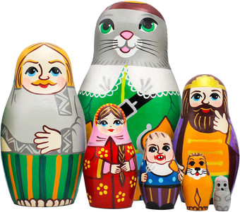 Развивающая игра Брестская Фабрика Сувениров Кот в сапогах 7341 (набор 7 шт)