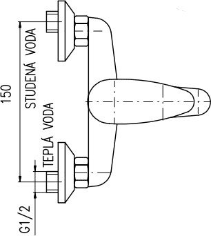 Смеситель Slezak RAV Сазава SA054.5/1