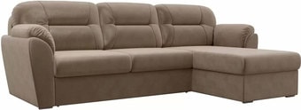 Угловой диван Лига диванов Бостон 100536 (коричневый)