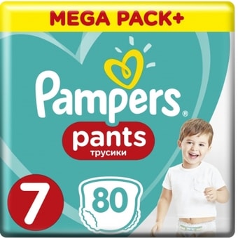Трусики-подгузники Pampers Pants 7 (80 шт)