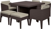 Обеденная группа Keter Columbia Dining Set
