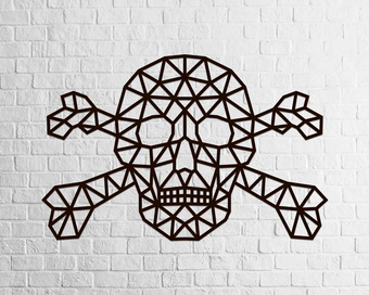 Настенная фигура Eco-Wood-Art Веселый роджер