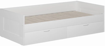 Кровать с выдвижным спальным местом Mio Tesoro Сириус раздвижная 90x200 2.02.08.230.1 (белый)