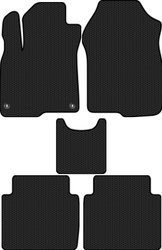 Автоковрики Alicosta 0426_1 для Honda CR-V V SUV/RW 2016-2022 (EVA соты, черный)