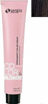 Sergio Professional Color&Blonde 4 коричневый